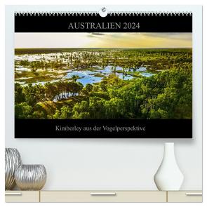 Australien 2024 Kimberley aus der Vogelperspektive (hochwertiger Premium Wandkalender 2024 DIN A2 quer), Kunstdruck in Hochglanz von Buch,  Sylwia