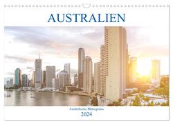 Australien – Australische Metropolen (Wandkalender 2024 DIN A3 quer), CALVENDO Monatskalender von pixs:sell,  pixs:sell