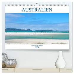 Australien – Australische Strände (hochwertiger Premium Wandkalender 2024 DIN A2 quer), Kunstdruck in Hochglanz von pixs:sell,  pixs:sell