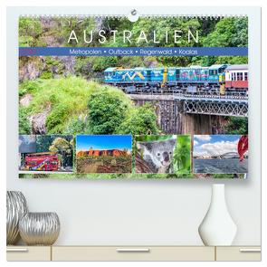 Australien – Metropolen • Outback • Regenwald • Koalas (hochwertiger Premium Wandkalender 2024 DIN A2 quer), Kunstdruck in Hochglanz von Meyer,  Dieter