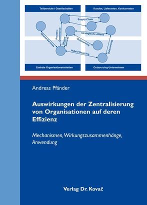 Auswirkungen der Zentralisierung von Organisationen auf deren Effizienz von Pfänder,  Andreas