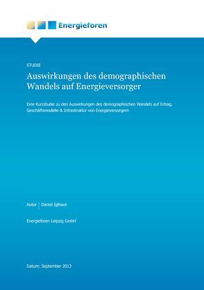 Auswirkungen des demografischen Wandels auf Energieversorger von Iglhaut,  Daniel