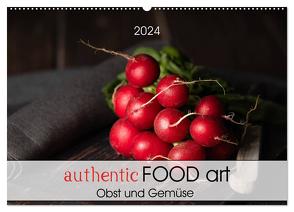 authentic FOOD art Obst und Gemüse (Wandkalender 2024 DIN A2 quer), CALVENDO Monatskalender von Dysli,  Chantal