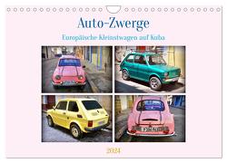 Auto-Zwerge – Europäische Kleinstwagen auf Kuba (Wandkalender 2024 DIN A4 quer), CALVENDO Monatskalender von von Loewis of Menar,  Henning