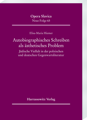 Autobiographisches Schreiben als ästhetisches Problem von Hiemer,  Elisa-Maria