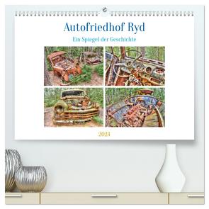 Autofriedhof Ryd (hochwertiger Premium Wandkalender 2024 DIN A2 quer), Kunstdruck in Hochglanz von Härlein,  Peter