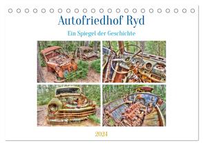 Autofriedhof Ryd (Tischkalender 2024 DIN A5 quer), CALVENDO Monatskalender von Härlein,  Peter