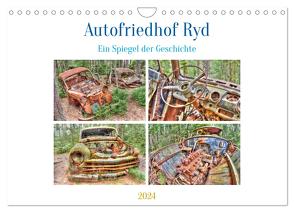 Autofriedhof Ryd (Wandkalender 2024 DIN A4 quer), CALVENDO Monatskalender von Härlein,  Peter