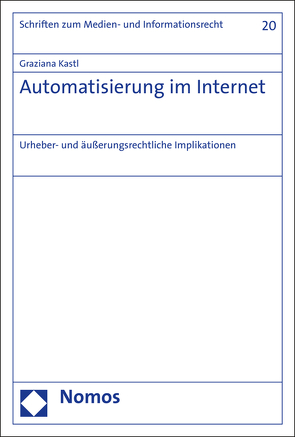 Automatisierung im Internet von Kastl,  Graziana