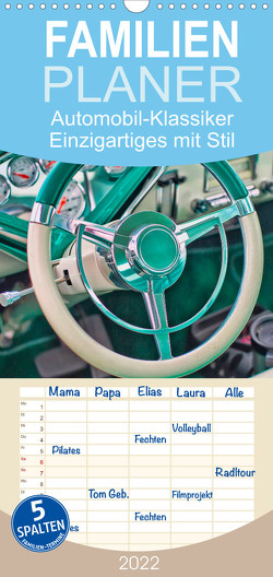 Familienplaner Automobil-Klassiker – Einzigartiges mit Stil (Wandkalender 2022 , 21 cm x 45 cm, hoch) von Roder,  Peter