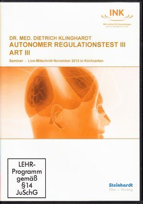 Autonomer Regulationstest III (ART III) von Klinghardt,  Dietrich