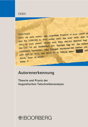 Autorenerkennung von Dern,  Christa