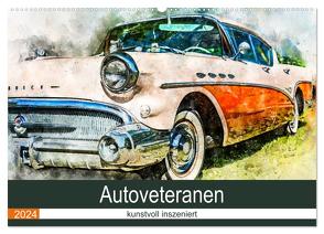 Autoveteranen – kunstvoll inszeniert (Wandkalender 2024 DIN A2 quer), CALVENDO Monatskalender von und André Teßen,  Sonja