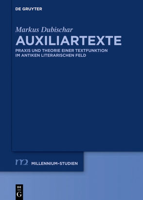 Auxiliartexte von Dubischar,  Markus