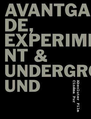 Avantgarde, Experiment & Underground von Delkus,  Hans D, Strzelecki,  Carmen