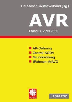 AVR Buchausgabe 2020 von Deutscher Caritasverband e. V.