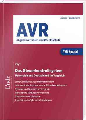 AVR-Spezial Das Steuerkontrollsystem von Poys,  Katharina