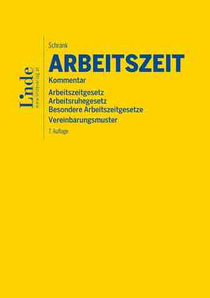 AZG | Arbeitszeitgesetz von Schrank,  Franz