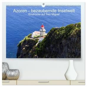 Azoren – bezaubernde Inselwelt. Eindrücke auf Sao Miguel (hochwertiger Premium Wandkalender 2024 DIN A2 quer), Kunstdruck in Hochglanz