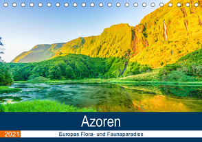 Azoren: Europas Flora- und Faunaparadies (Tischkalender 2021 DIN A5 quer) von Krauss,  Benjamin