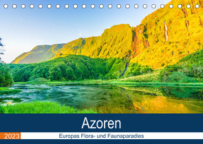 Azoren: Europas Flora- und Faunaparadies (Tischkalender 2023 DIN A5 quer) von Krauss,  Benjamin