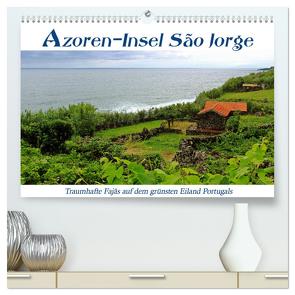 Azoren-Insel Sao Jorge – traumhafte Fajas auf dem grünsten Eiland Portugals (hochwertiger Premium Wandkalender 2024 DIN A2 quer), Kunstdruck in Hochglanz von Thiem-Eberitsch,  Jana