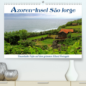 Azoren-Insel Sao Jorge – traumhafte Fajas auf dem grünsten Eiland Portugals (Premium, hochwertiger DIN A2 Wandkalender 2023, Kunstdruck in Hochglanz) von Thiem-Eberitsch,  Jana