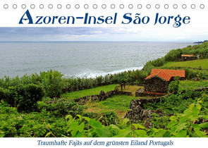 Azoren-Insel Sao Jorge – traumhafte Fajas auf dem grünsten Eiland Portugals (Tischkalender 2022 DIN A5 quer) von Thiem-Eberitsch,  Jana