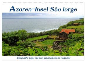 Azoren-Insel Sao Jorge – traumhafte Fajas auf dem grünsten Eiland Portugals (Wandkalender 2024 DIN A2 quer), CALVENDO Monatskalender von Thiem-Eberitsch,  Jana