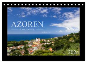 Azoren – São Miguel (Tischkalender 2024 DIN A5 quer), CALVENDO Monatskalender von Schlüter,  Susanne