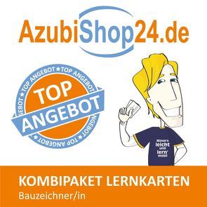 AzubiShop24.de Kombi-Paket Lernkarten Bauzeichner/-in von Christiansen,  Jennifer, Kaden,  Tanja