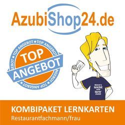 AzubiShop24.de Kombi-Paket Lernkarten Restaurantfachmann/-frau von Klug,  Michael, Rung-Kraus,  Michaela