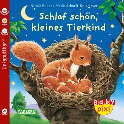 Baby Pixi (unkaputtbar) 40: VE 5 Schlaf schön, kleines Tierkind von Büker,  Nicole, Scharff-Kniemeyer,  Marlis