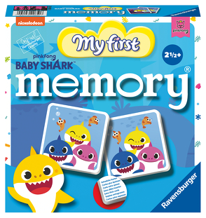 Ravensburger 20650 – Baby Shark memory®, der Spieleklassiker für alle Babyshark Fans, Kinderspiel für 2-4 Spieler ab 2 Jahren von Hurter,  William H.