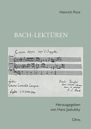 Bach-Lektüren von Jaskulsky,  Hans, Poos,  Heinrich