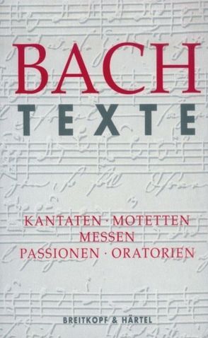 Bach Texte von Fröde,  Christine