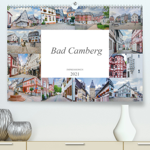 Bad Camberg Impressionen (Premium, hochwertiger DIN A2 Wandkalender 2021, Kunstdruck in Hochglanz) von Meutzner,  Dirk