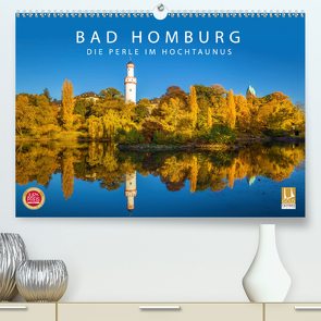 Bad Homburg – Die Perle im Hochtaunus (Premium, hochwertiger DIN A2 Wandkalender 2021, Kunstdruck in Hochglanz) von Mueringer,  Christian