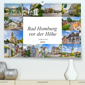 Bad Homburg vor der Höhe Impressionen (Premium, hochwertiger DIN A2 Wandkalender 2022, Kunstdruck in Hochglanz) von Meutzner,  Dirk