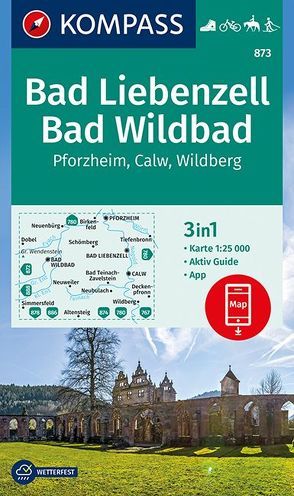 KOMPASS Wanderkarte Bad Liebenzell, Bad Wildbad von KOMPASS-Karten GmbH