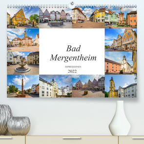 Bad Mergentheim Impressionen (Premium, hochwertiger DIN A2 Wandkalender 2022, Kunstdruck in Hochglanz) von Meutzner,  Dirk