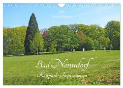 Bad Nenndorf, Kurpark-Impressionen (Wandkalender 2024 DIN A4 quer), CALVENDO Monatskalender von Bienert,  Christine