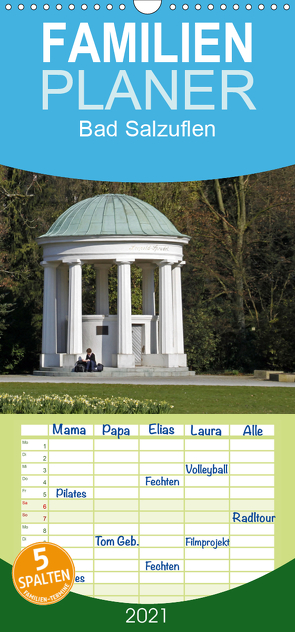 Bad Salzuflen – Familienplaner hoch (Wandkalender 2021 , 21 cm x 45 cm, hoch) von Berg,  Martina