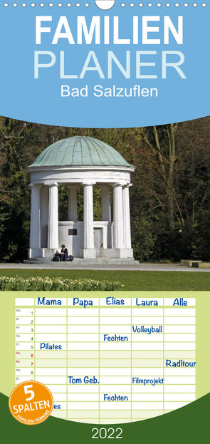 Bad Salzuflen – Familienplaner hoch (Wandkalender 2022 , 21 cm x 45 cm, hoch) von Berg,  Martina