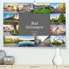 Bad Salzungen Impressionen (Premium, hochwertiger DIN A2 Wandkalender 2023, Kunstdruck in Hochglanz) von Meutzner,  Dirk