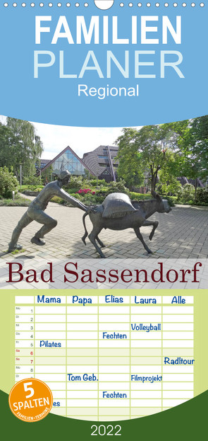 Familienplaner Bad Sassendorf (Wandkalender 2022 , 21 cm x 45 cm, hoch) von janne