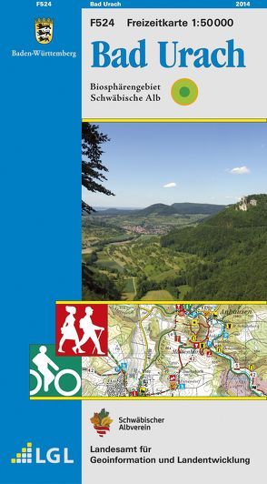 F524 Bad Urach von Landesamt für Geoinformation und Landentwicklung Baden-Württemberg (LGL)