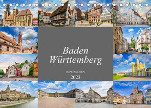 Baden-Württemberg Stadtansichten (Tischkalender 2023 DIN A5 quer) von Meutzner,  Dirk