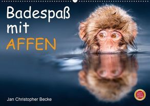 Badespaß mit Affen (Wandkalender 2018 DIN A2 quer) von Christopher Becke,  Jan