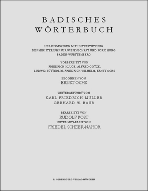 Badisches Wörterbuch / I–M von Streck,  Tobias